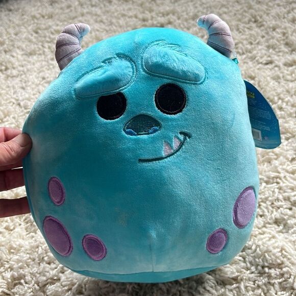 10" Squishmallow Kellytoy Plush Pixar Sulley Ultrasoft Stuffed Animal Plush Toy - Picture 12 of 12